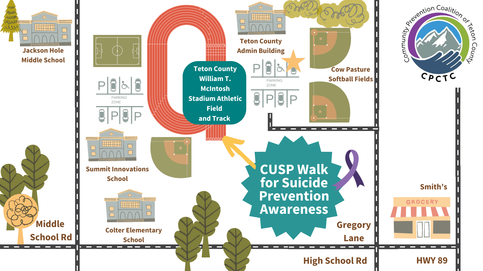 CUSP Walk Site Map